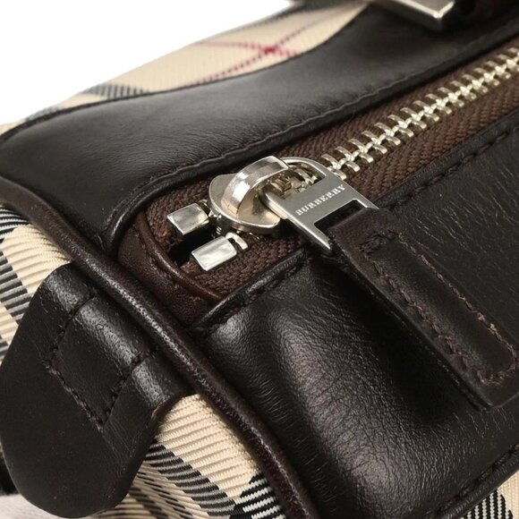 Burberry Beige Burberry Check Handbag - Picture 7 of 11